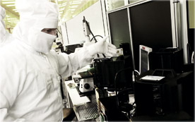 Am Standort Villach produziert Infineon Austria energie-effiziente Chips für die ganze Welt.